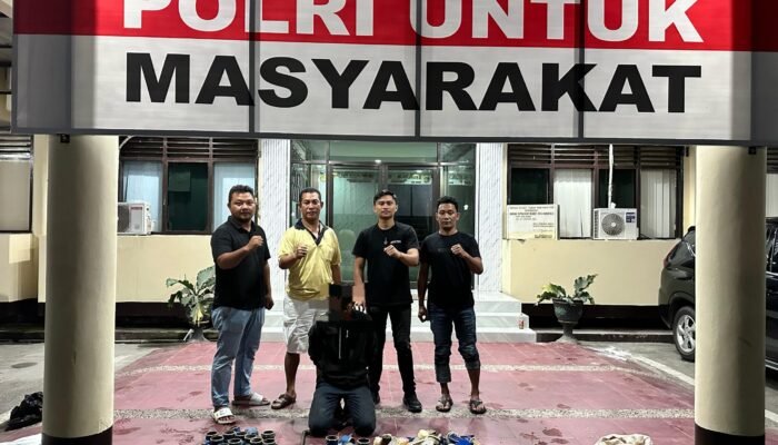 Polresta Gorontalo Kota Ungkap Kasus Pencurian Meteran Air, Pelaku Diamankan