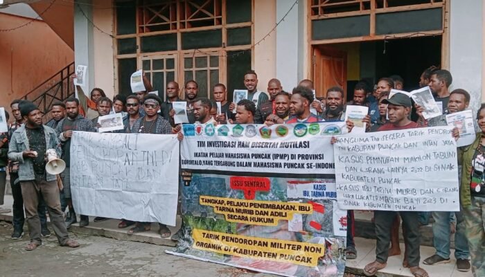 Mahasiswa Papua di Gorontalo Desak Pengusutan Kasus Mutilasi dan Penarikan Militer dari Papua