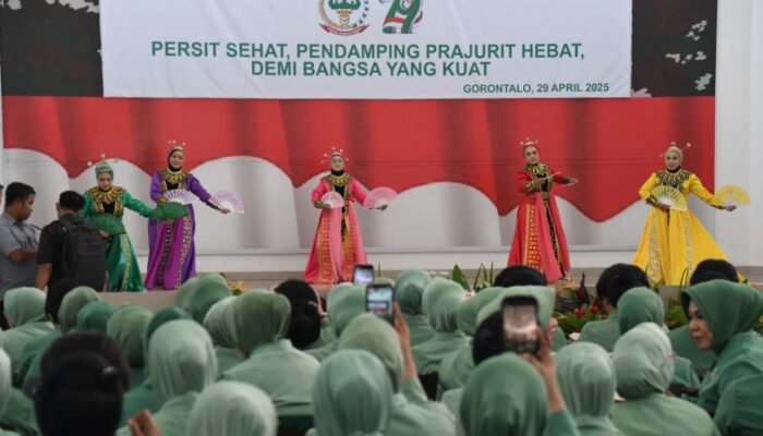 Hangatnya HUT ke-79 Persit di Korem 133: Harmoni Perempuan Tangguh di Balik Seragam Hijau