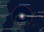 Gempa 6,0 SR Guncang Barat Daya Pohuwato, Gorontalo: Tidak Berpotensi Tsunami