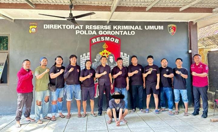 Foto: (Humas Polda Gorontalo), Pelaku Curanmor Antarprovinsi Dibekuk Resmob Otanaha, 36 TKP Terungkap.