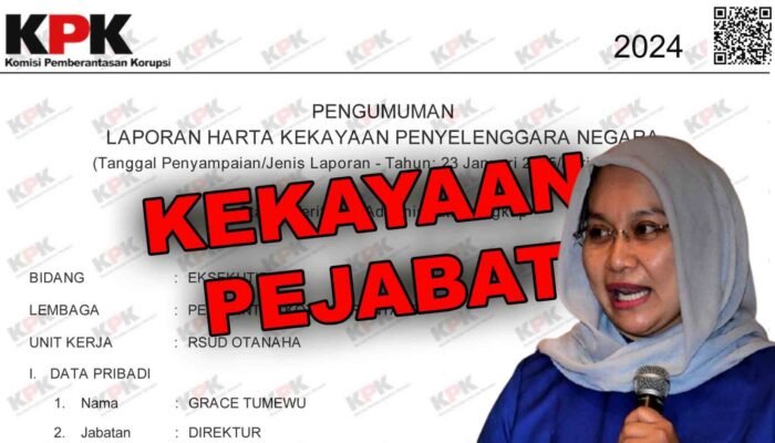 Diduga Terlibat Proyek PEN, Harta Direktur RSUD Otanaha Hampir Rp2 Miliar