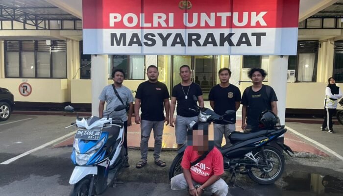 Team Rajawali Polresta Gorontalo Kota Ringkus Pencuri Motor
