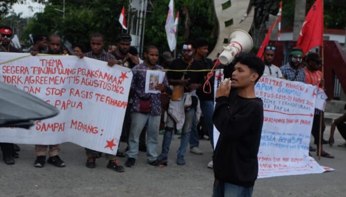 Mahasiswa Papua di Gorontalo Gelar Aksi Damai Suarakan Tolak Rasisme