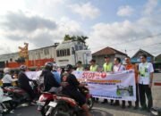KAI Daop 7 Madiun Gandeng Taruna dan Taruni PPI, Perkuat Edukasi Keselamatan di Perlintasan Sebidang